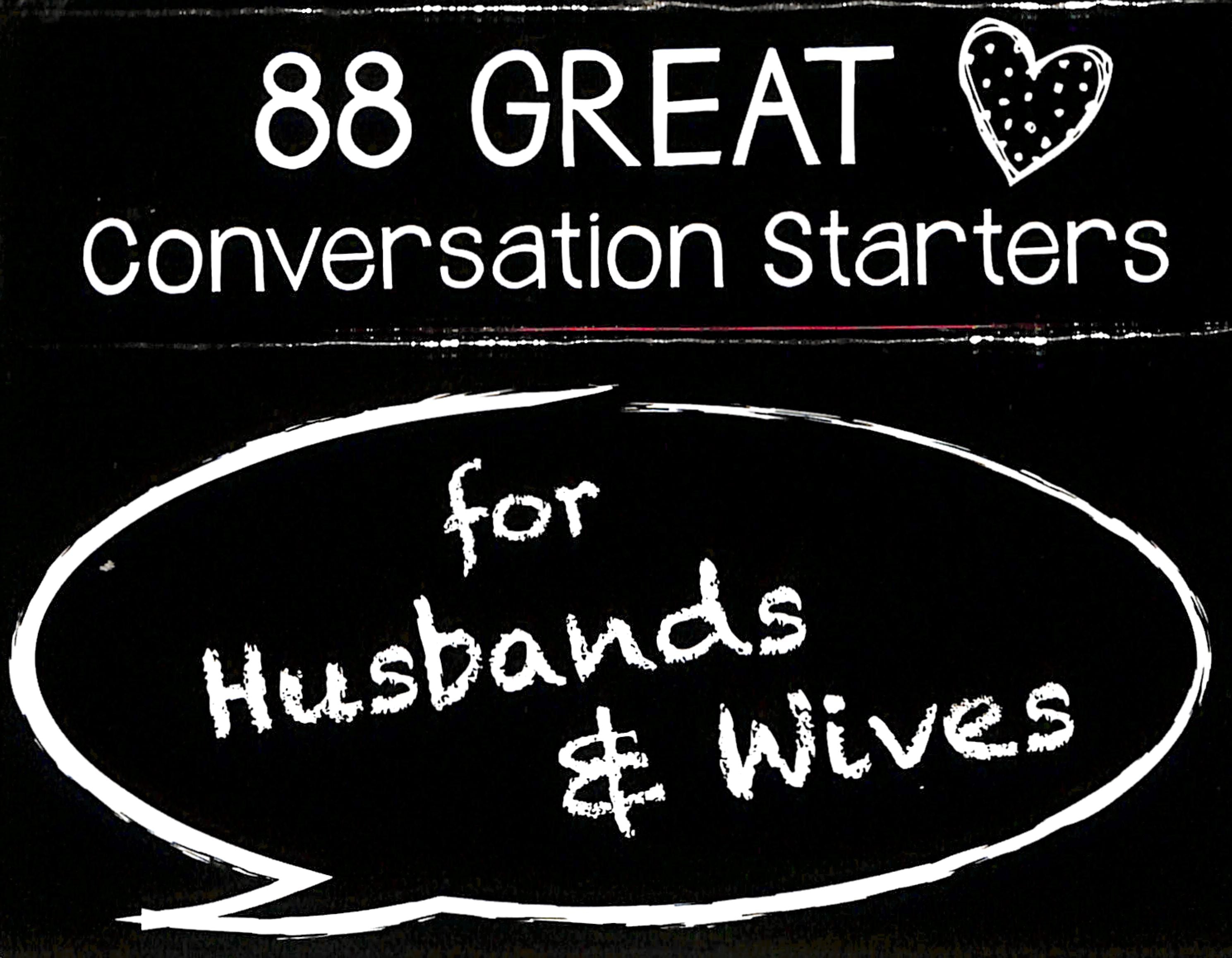 Conversation Starters: For Husbands & Wives Cards