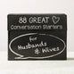 Conversation Starters: For Husbands & Wives Cards
