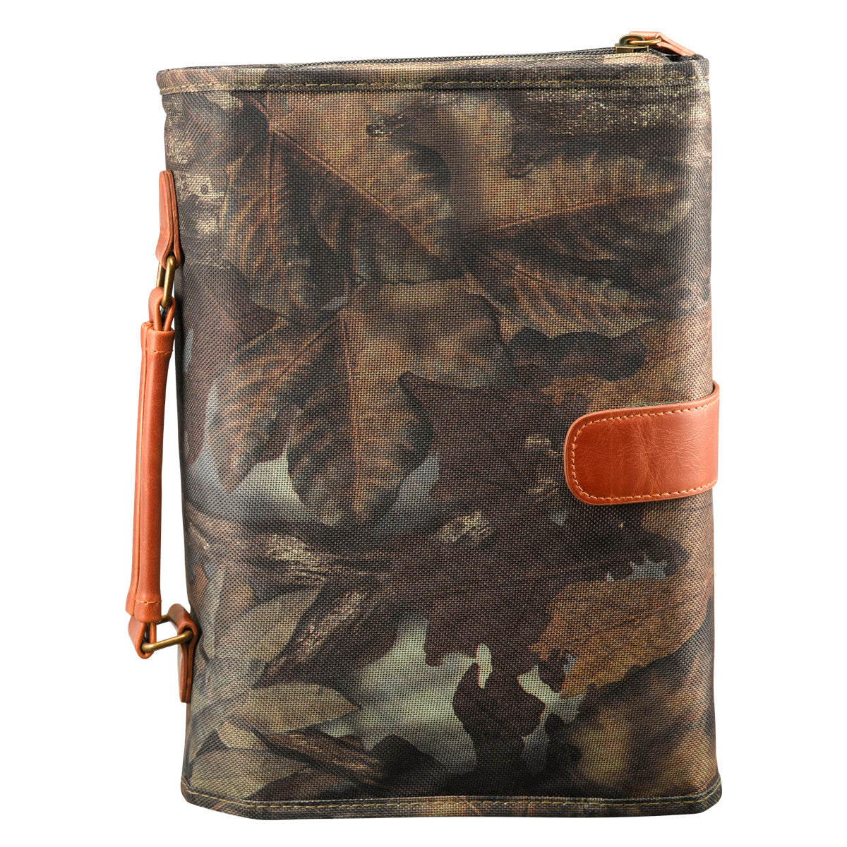 Bible Cover Large Tri-Fold Organizer Way, Truth, Love in Real Tree Camouflage Print