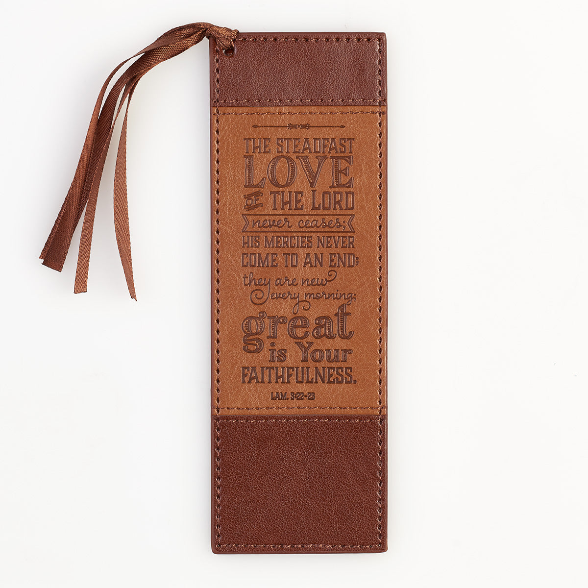 Bookmark Tassel: Steadfast Love, Brown/Tan