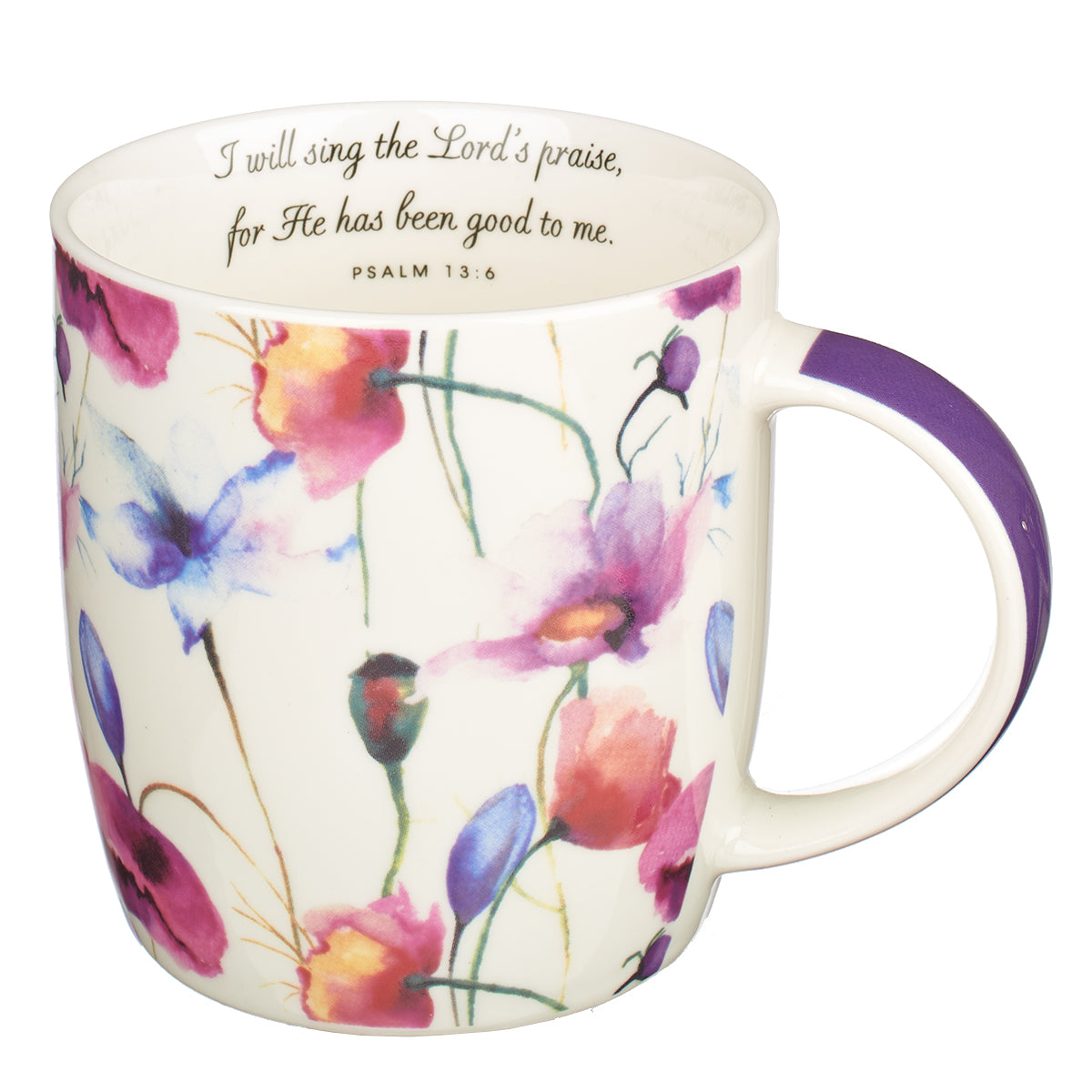 Ceramic Mugs (Set Of 4) 296ml: Seeds of Love, Floral