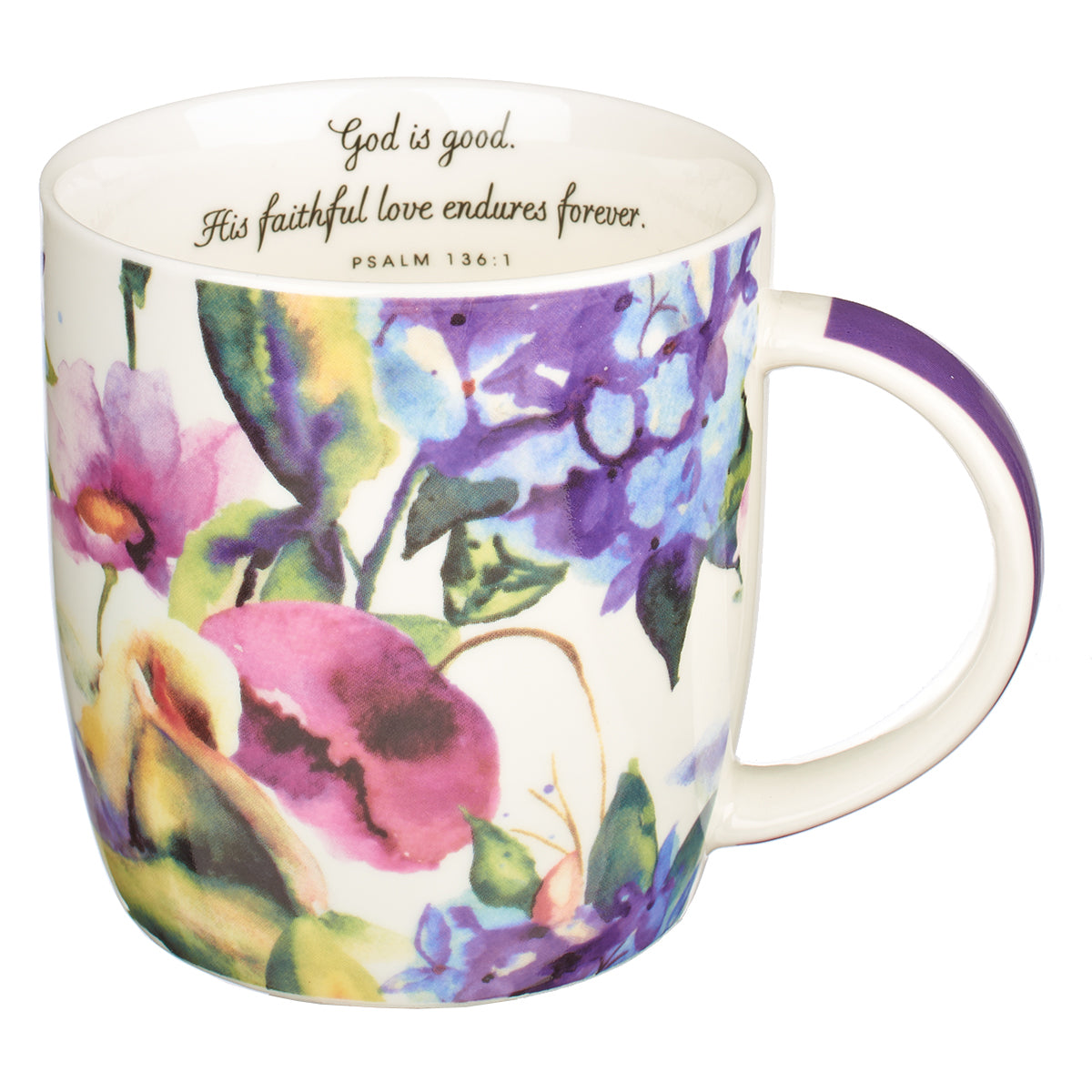 Ceramic Mugs (Set Of 4) 296ml: Seeds of Love, Floral