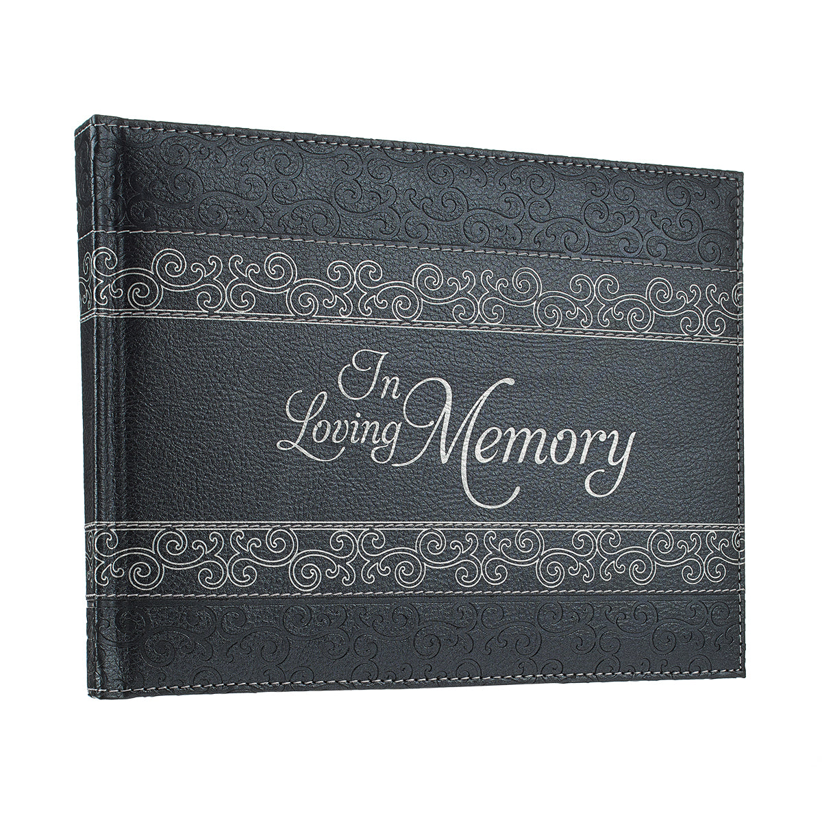 Guest Book: In Loving Memory, Charcoal Lace