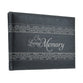 Guest Book: In Loving Memory, Charcoal Lace