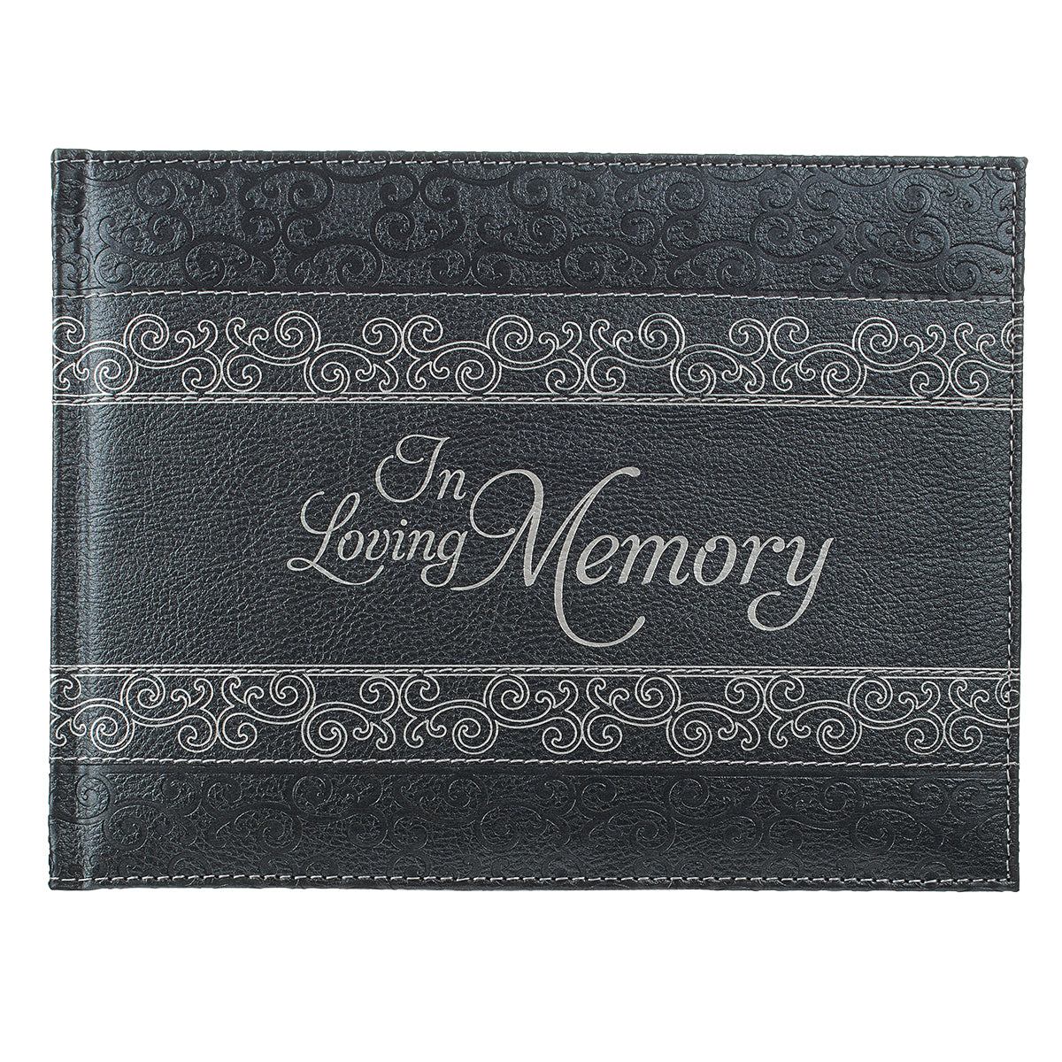 Guest Book: In Loving Memory, Charcoal Lace