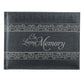Guest Book: In Loving Memory, Charcoal Lace