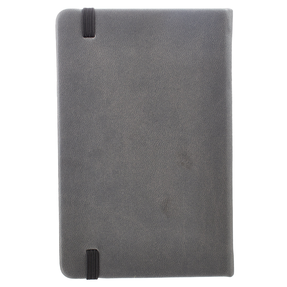 Notebook: Be Strong and Courageous With Elastic Band Closure Gray