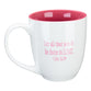 Ceramic Mug: It Takes a Big Heart to Shape Little Minds (White/Pink) (414ml)