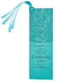 Bookmark With Tassel: I Have Loved You With An Everlasting Love Turquoise
