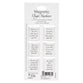 Bookmark Magnetic - set of 6: It is By Grace You Have Been Saved, Butterflies