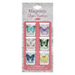 Bookmark Magnetic - set of 6: It is By Grace You Have Been Saved, Butterflies