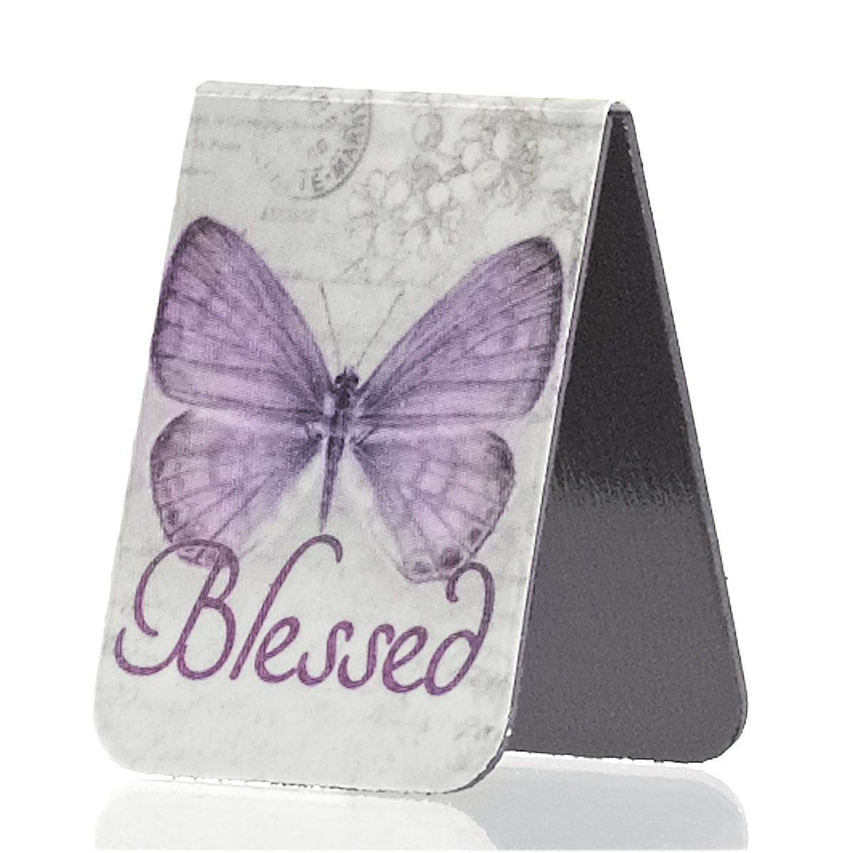 Bookmark Magnetic - set of 6: It is By Grace You Have Been Saved, Butterflies