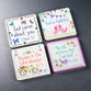 Magnetic Set of 4 Magnets: God Cares For You...