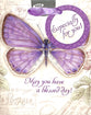 Gift Bag Small: May You Have a Blessed Day Butterfly/Purple