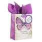 Gift Bag Small: May You Have a Blessed Day Butterfly/Purple