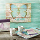 Wall Plaque: Grace Butterfly Blue/Green (Mdf)