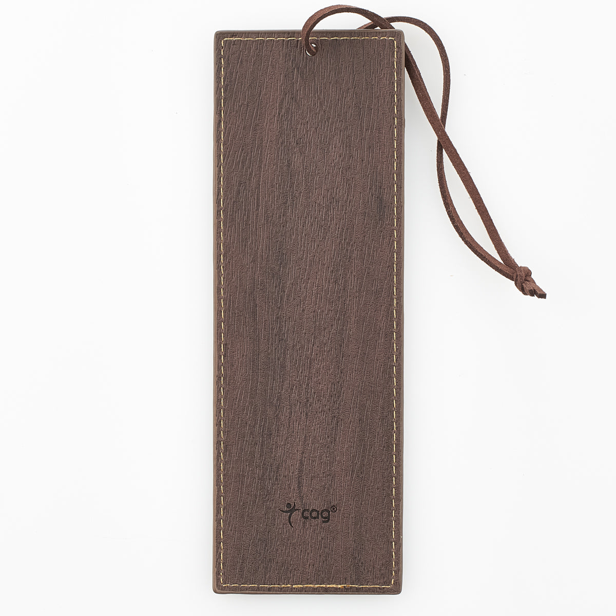 Bookmark With Tassel: Be Strong and Courageous Beige/Burgundy