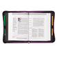 Bible Cover Medium: Blessed Jer. 17:7 Butterfly Purple Luxleather