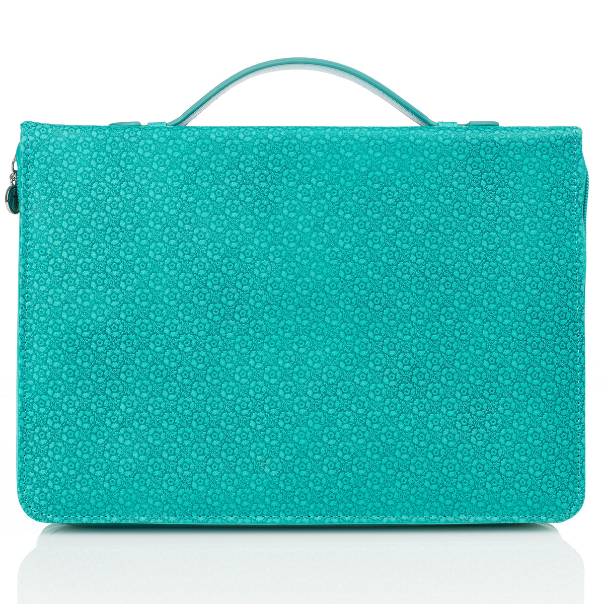 Bible Cover Large: Grace Eph. 2:8 Butterfly Blue/Green Fashion Trendy Luxleather
