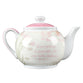 Ceramic Teapot: Believe, Butterfly/Pink, 887 ml