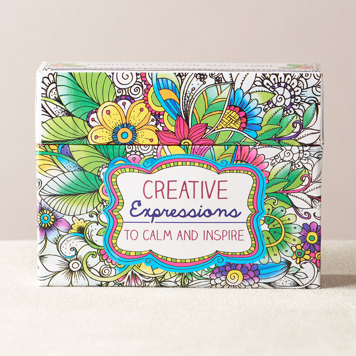 Adult Boxed Coloring Cards: Creative Expressions to Calm and Inspire