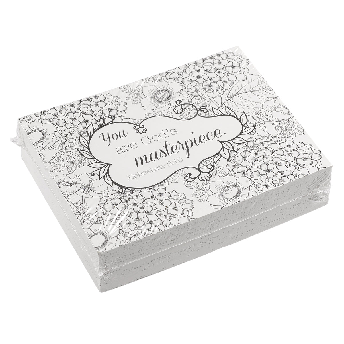 Adult Boxed Coloring Cards: Colorful Blessings