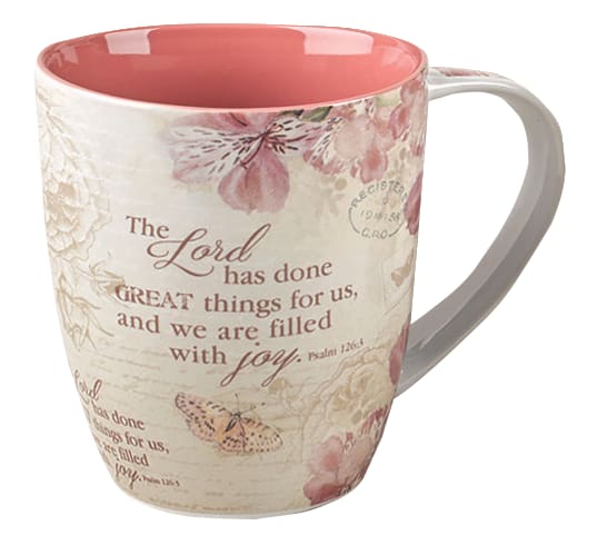 Ceramic Mugs (Set Of 4) 325ml: Floral Inspirations