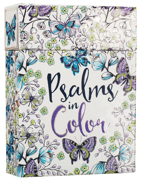 Adult Boxed Coloring Cards: Psalms in Color