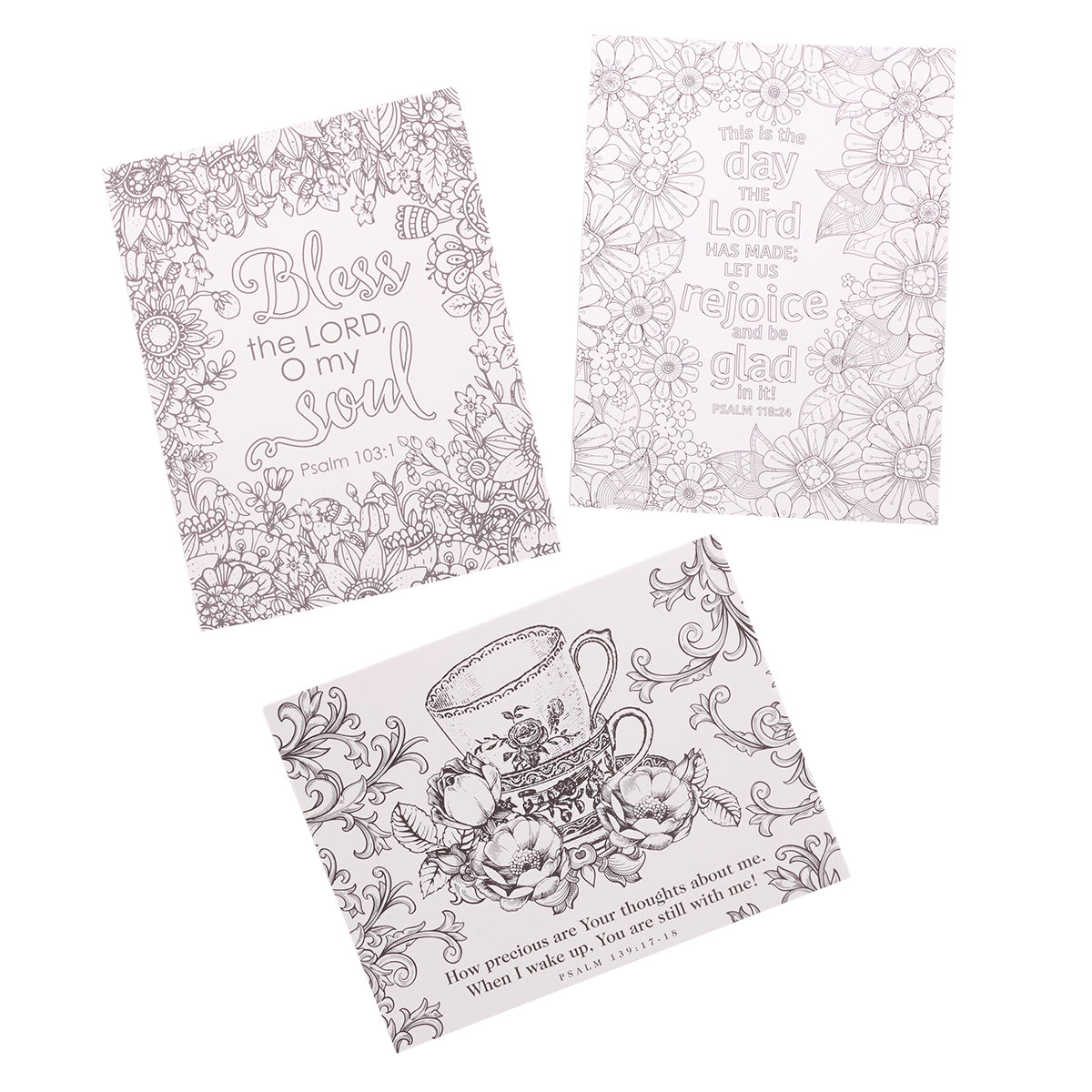 Adult Boxed Coloring Cards: Psalms in Color
