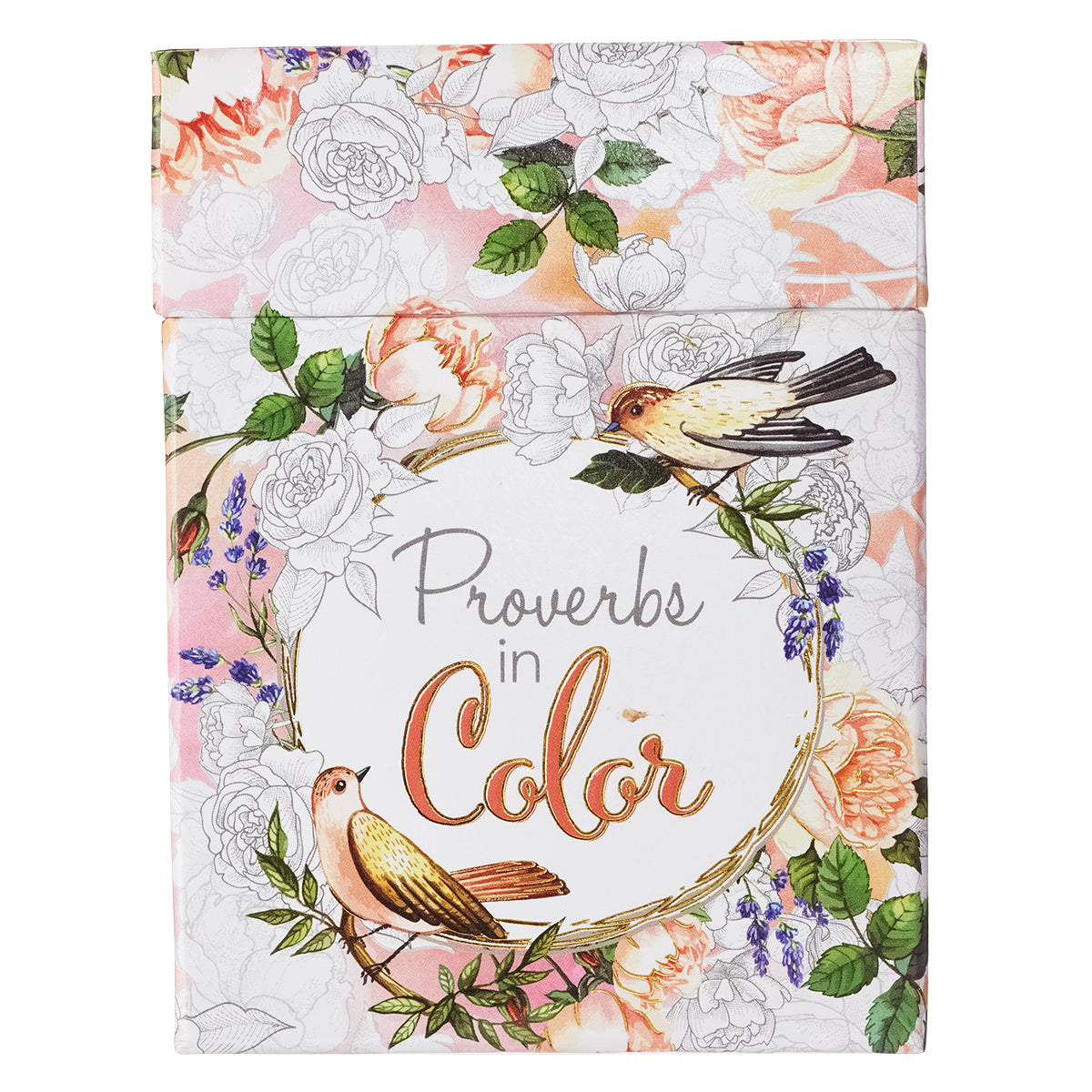 Adult Boxed Coloring Cards: Proverbs in Color