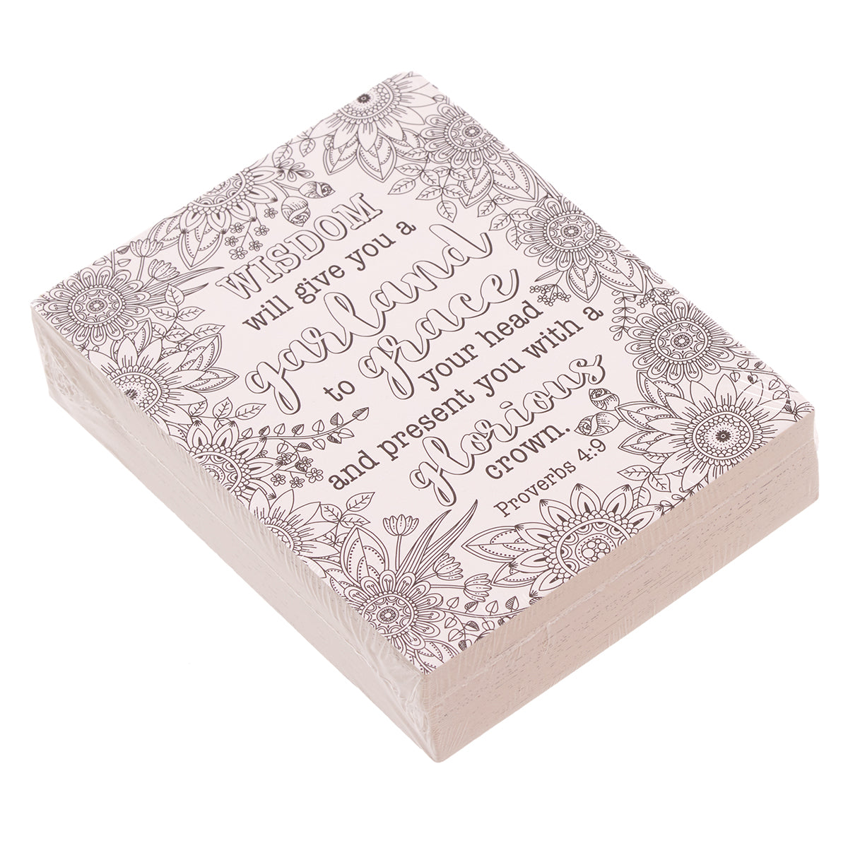 Adult Boxed Coloring Cards: Proverbs in Color