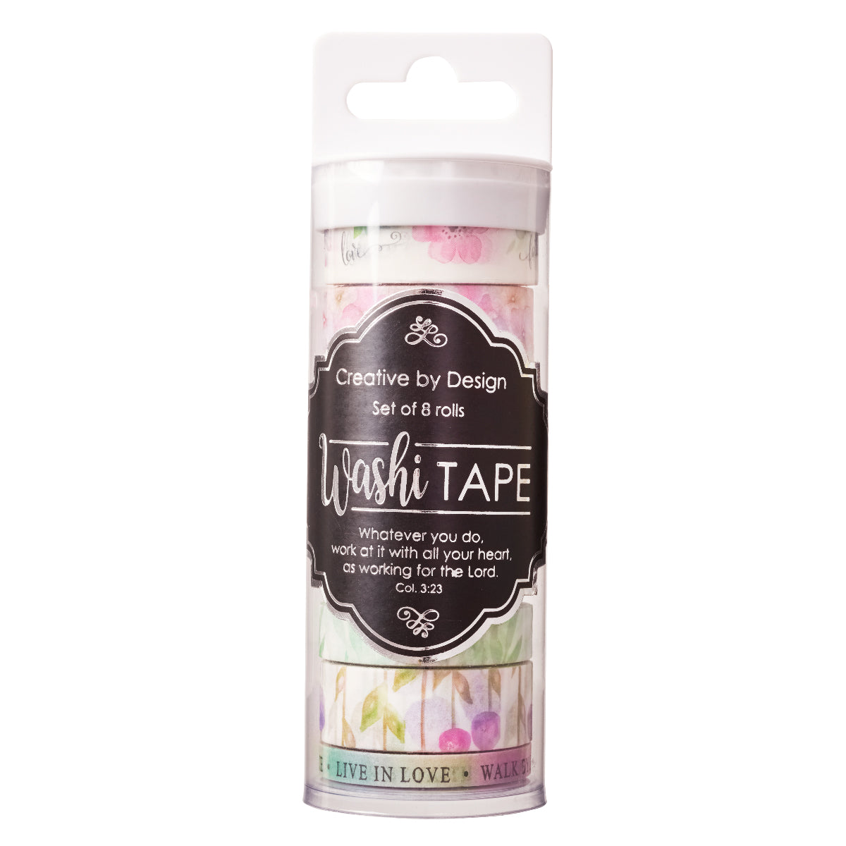 Washi Tape Set 8pc: Floral