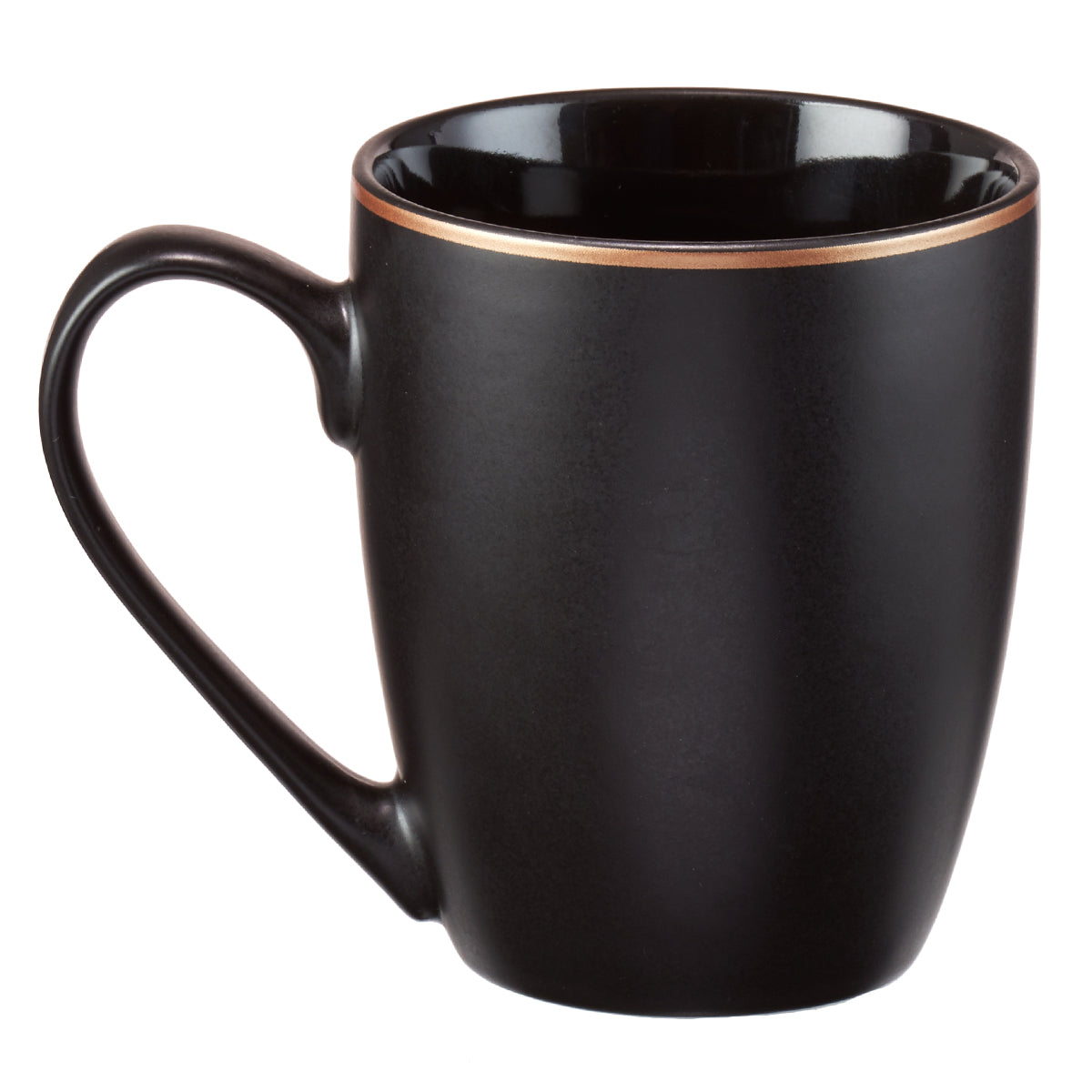 Ceramic Mug: The Lord is With Me... Black, Saved By Grace (355ml)