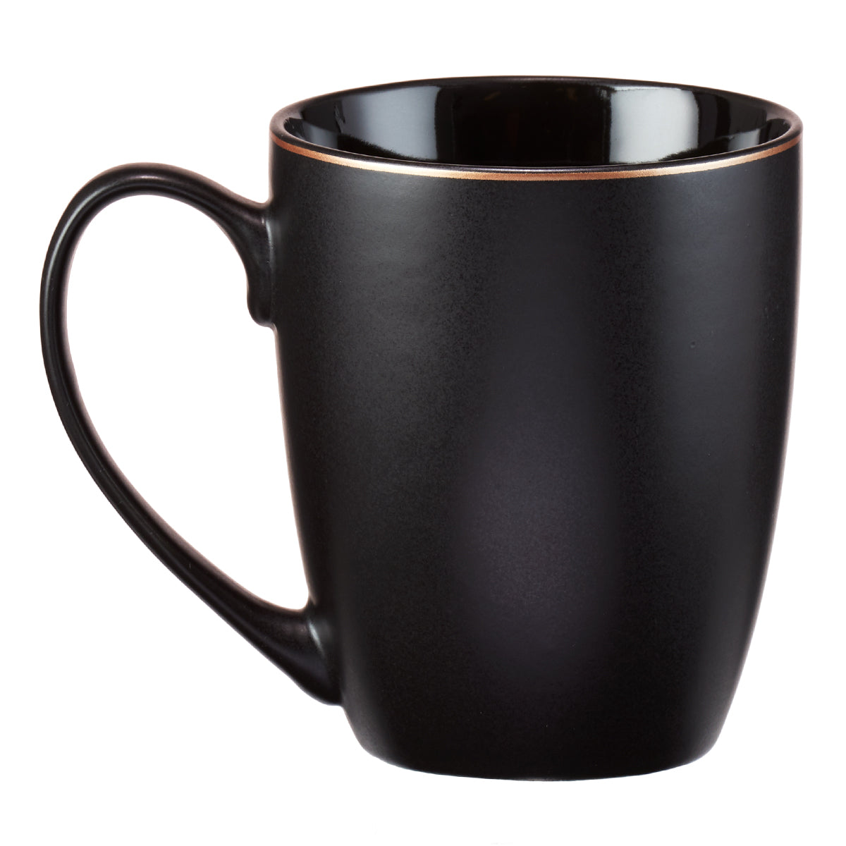 Ceramic Mug: Be Still & Know....Black, Saved By Grace (355ml)