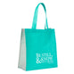 Reusable Tote Bag: Be Still and Know, Teal/White, Psalm 46:10