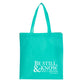 Reusable Tote Bag: Be Still and Know, Teal/White, Psalm 46:10