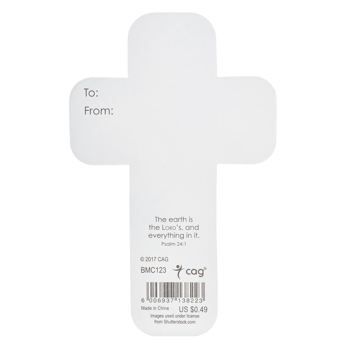 Bookmark Cross-Shaped: God Makes Beautiful Things... Eccles 3:11 (Colorful Floral)