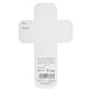 Bookmark Cross-Shaped: My Grace is Sufficient For You.. 2 Cor 12:9, Green/Pale Pink Roses