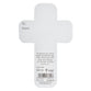 Bookmark Cross-Shaped: And By His Wounds We Are Healed.. Isaiah 53:5 Blue/White Cross