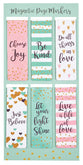 Bookmark Magnetic - set of 6: Sparkle Range