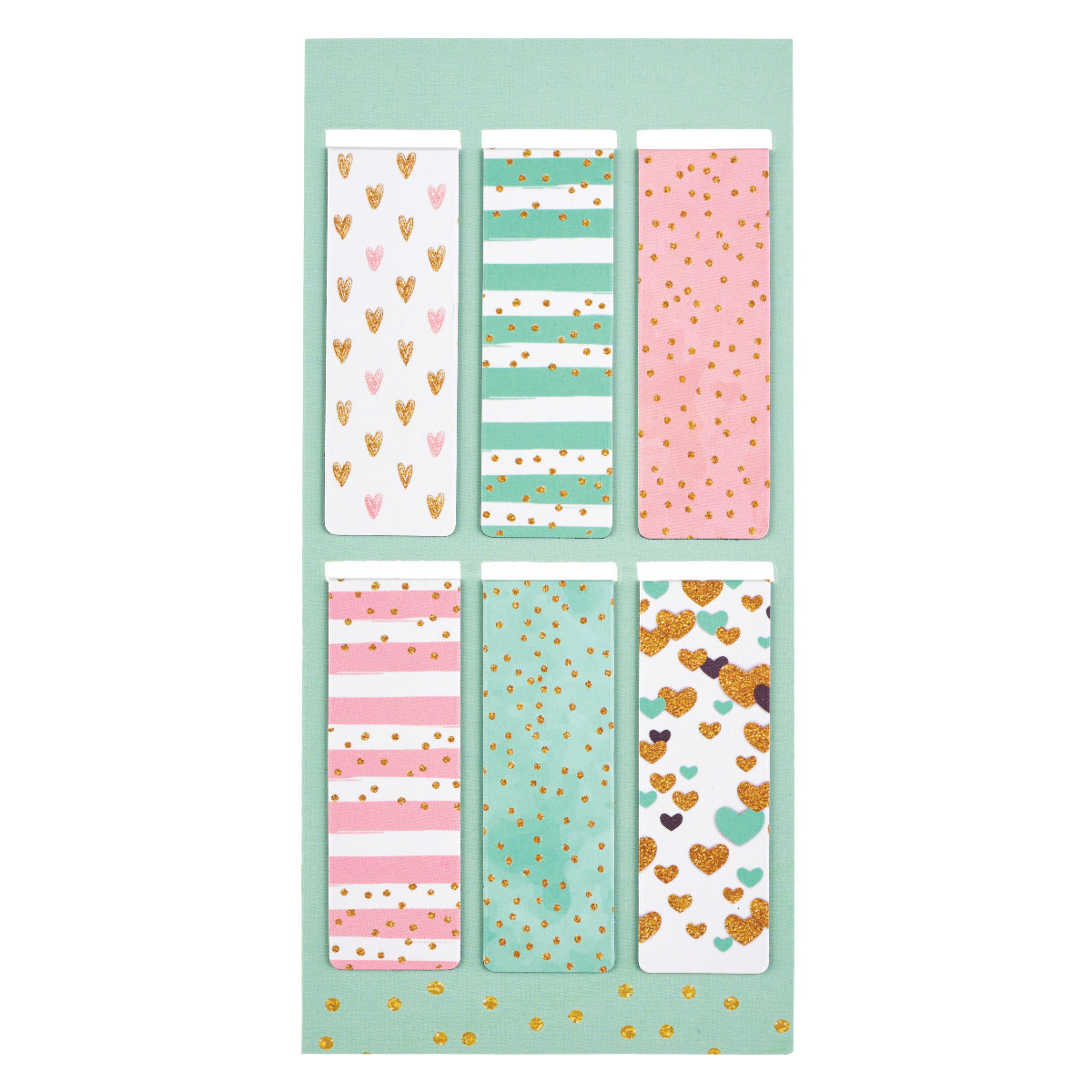 Bookmark Magnetic - set of 6: Sparkle Range