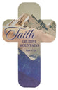 Bookmark Cross-Shaped: Faith Can Move Mountains