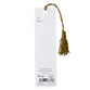 Bookmark With Tassel: For I Know the Plans I Have For You, Floral