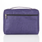 Bible Cover Large Poly-Canvas Fish Appliqua Purple