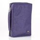 Bible Cover Large Poly-Canvas Fish Appliqua Purple