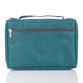 Bible Cover Small: Poly-Canvas Fish Applique Blue
