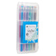 Veritas Gel Pen Set of 12: 6 Metallic, 6 Glitter