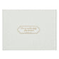 Guest Book: Mr & Mrs, White/Gold Lettering