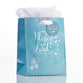 Gift Bag Medium: Soar, Blue/White Incl Tissue Paper and Gift Tag (Isaiah 40:31)