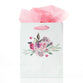 Gift Bag Medium: Be Joyful Always, Floral, Rejoice Collection, Incl Tissue Paper and Gift Tag